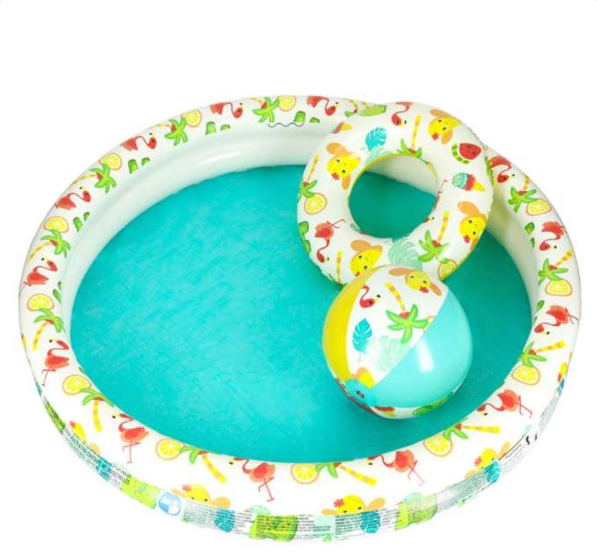 Bassein koos palli ja rõngaga 122cm