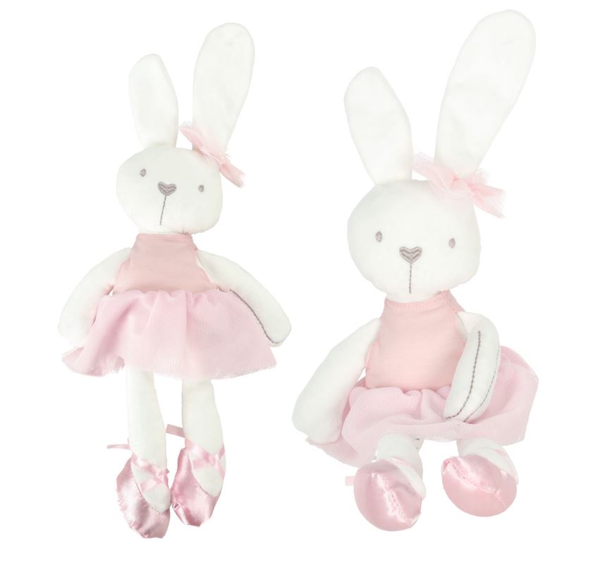 Jänku roosas kleidis 42cm