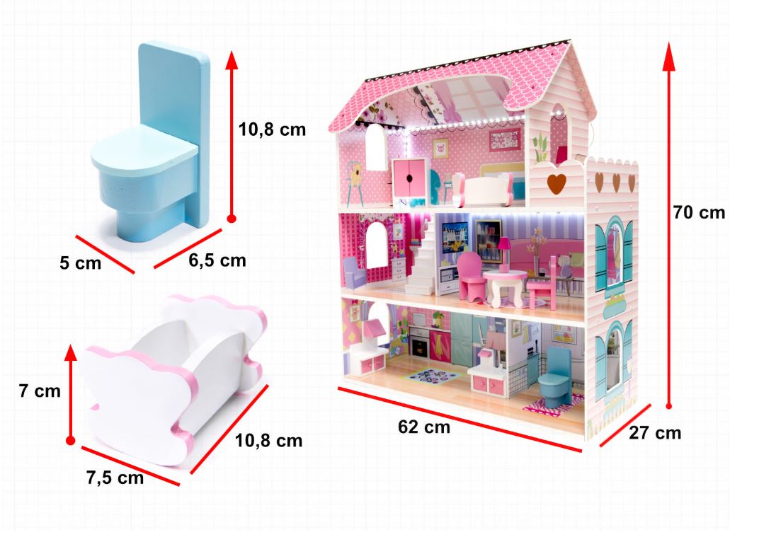 Nukumaja 70cm