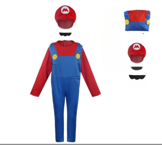 Kostüüm Mario 134-146cm